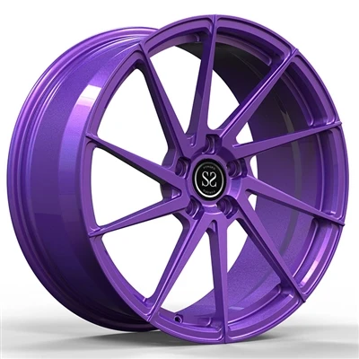 Custom New Style Purple 19x9.5 ja 19x10.5 1-PC-vanteet