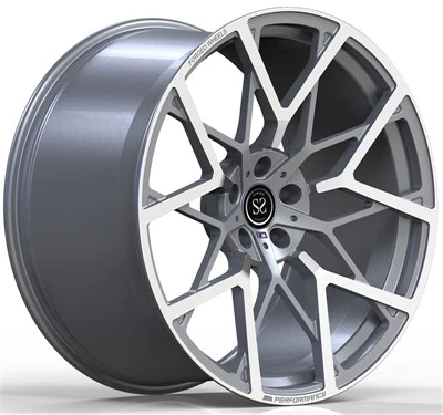 20x10.5et14/21x11et12/5x112/66,6 harmaat koneistetut pintapyörät 2023 bmw m2: lle