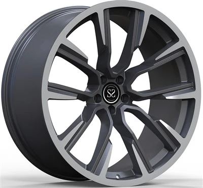 23x10.5 5x112 Gun Metal Machine Face 1-osaiset taotut pyörät Audi RS Q:lle8 2024
