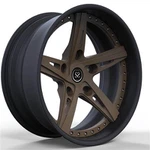 Nissan Y31 Cedric 1990 Custom 2-PC taotut vanteet pronssi ja musta 18x9.0 ja 18x10