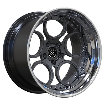 SSJK2073 20X8.5 ja 20X10 mukautetut 2-PC-taotut alumiinivanteet Alfa Romeo Giulialle