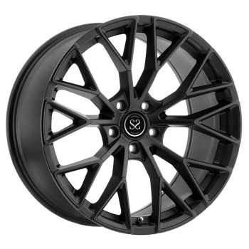 Kiiltävä musta mukautettu 1-PC: n 20 tuuman taotut auton vanteet Audi RS7 -metallisille vanteille