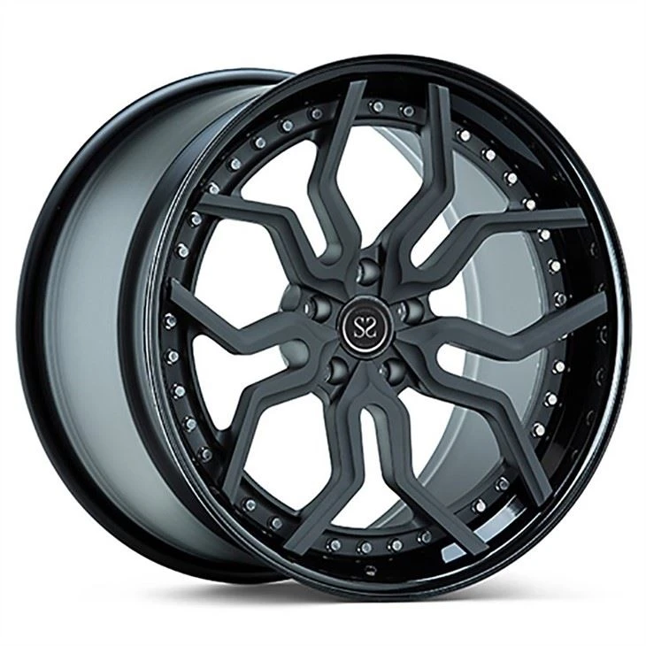 Fashion China 2 Piece Forged Directional Wheel Front And Rear Rims For Pick Up