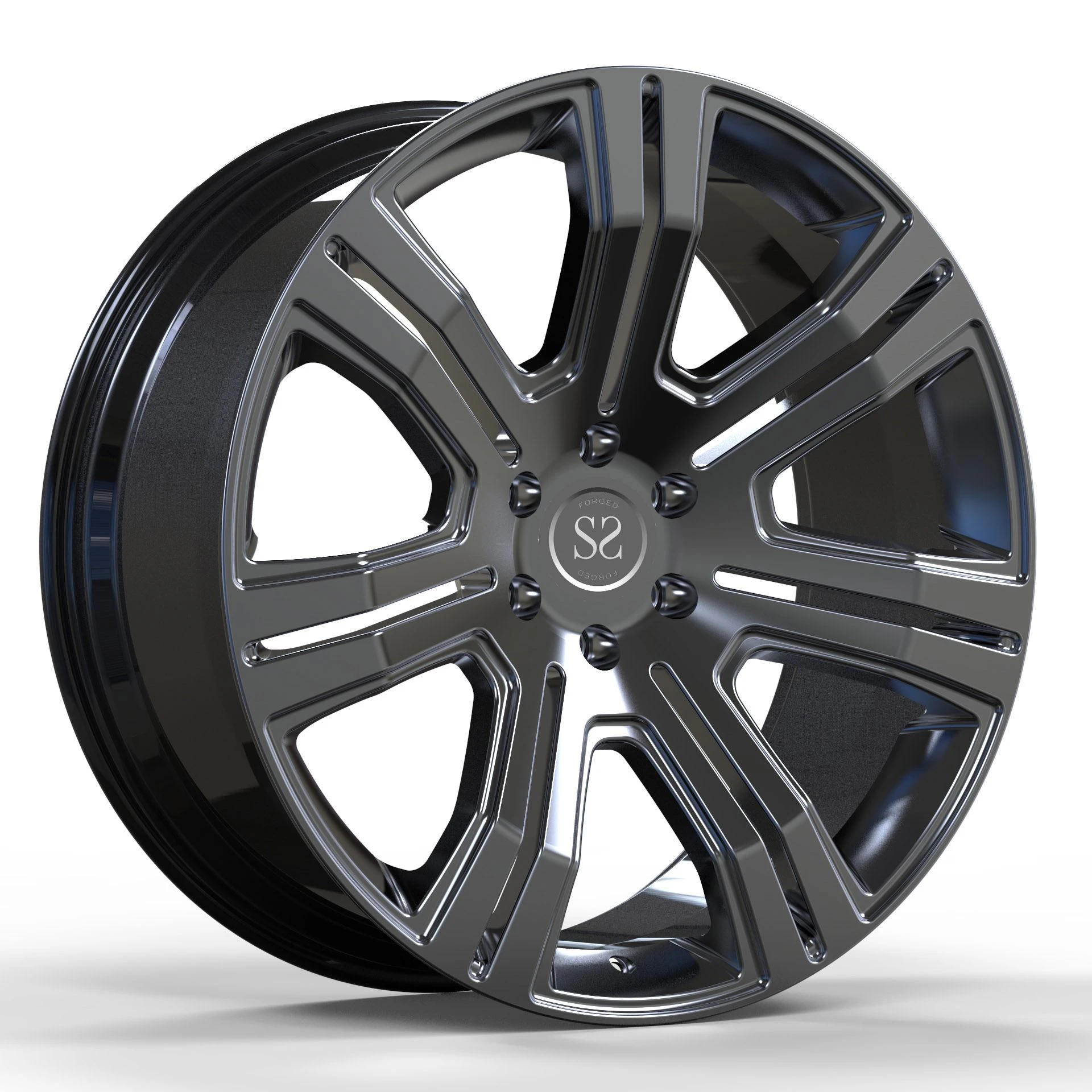 Jälkimarkkinat taottu monoblock alumiiniseos mukautettu pyörä 20inch 5x112 Au...