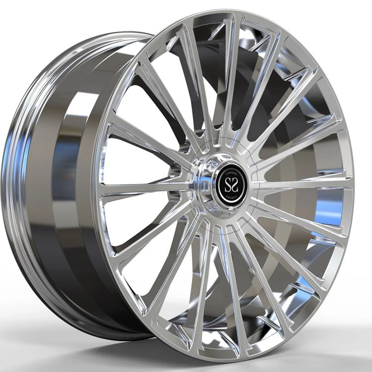 1-osaiset kromivanteet Monoblock taottu S63 20x8.5 20x9.5 porrastetut vanteet