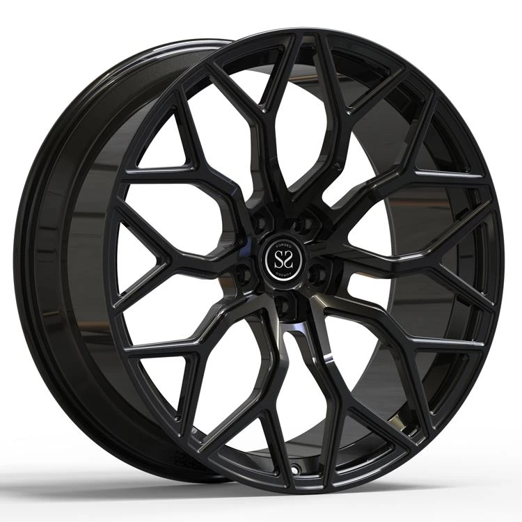 Monoblock vanteet Urus 1 PC taottu kiiltävä musta 24inch 24x10 24x12 porraste...