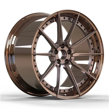 Custom Gloss Bronze 2PC taotut alumiinivanteet 19X9 ja 20X12 Porsche Panameralle