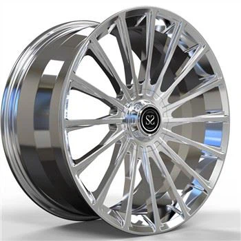 1-osaiset kromivanteet Monoblock taottu S63 20x8.5 20x9.5 porrastetut vanteet