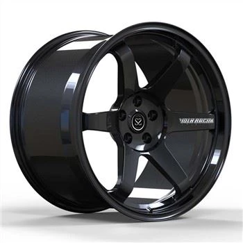Monoblock 1 PC-pala kiiltävä musta taotut vanteet GTR porrastettu koko 20inch 20x10 20x12 Alloy Car vanteet