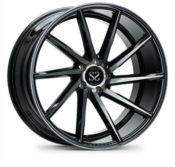 Kiiltävä musta 1kpl taottu vanne 5x114.{3}}x120
