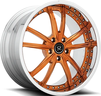 S8 Audi 21x9 5x112 Matt Brown Custom 2-osaiset taotut pyörät