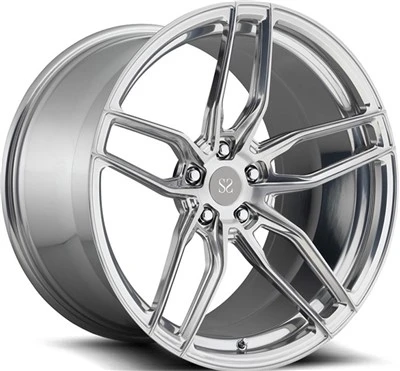 Audi A6L 5x112 Silver Machine Face 18 19 20 21 22 tuuman 1-PC:n taotuille kevytmetallivanteille
